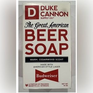 Budweiser Beer Soap by Duke Cannon Supply Co. Ten-Ounce Bar NEW